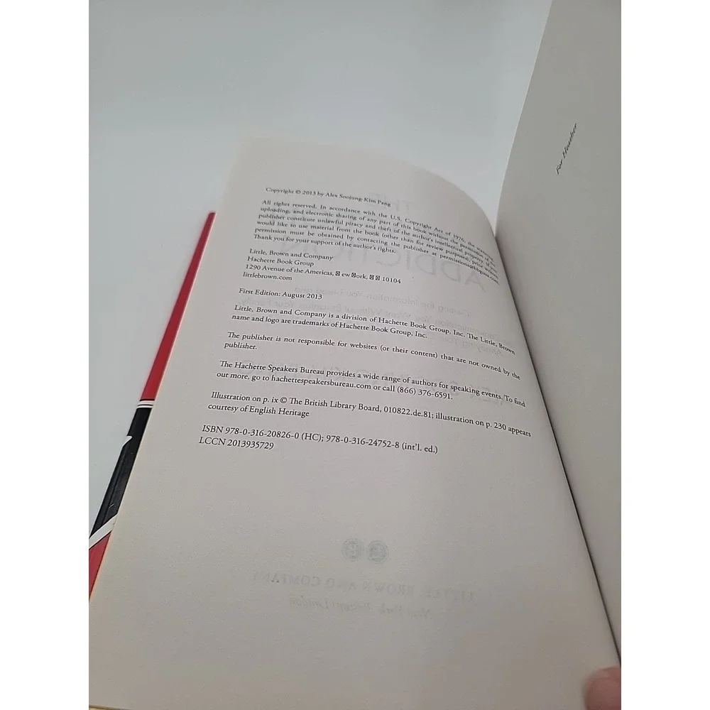 THE DISTRACTION ADDICTION: GETTING THE INFORMATION YOU By Alex Pang *Excellent*